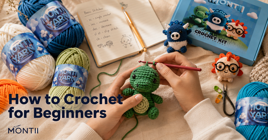 How to crochet for beginners - MONTII crochet kit