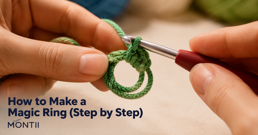 How to make a magic ring crochet step by step - MONTII