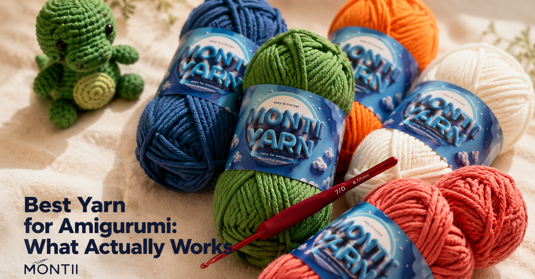 Best yarn for amigurumi beginners - MONTII yarn