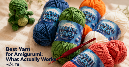 Best yarn for amigurumi beginners - MONTII yarn