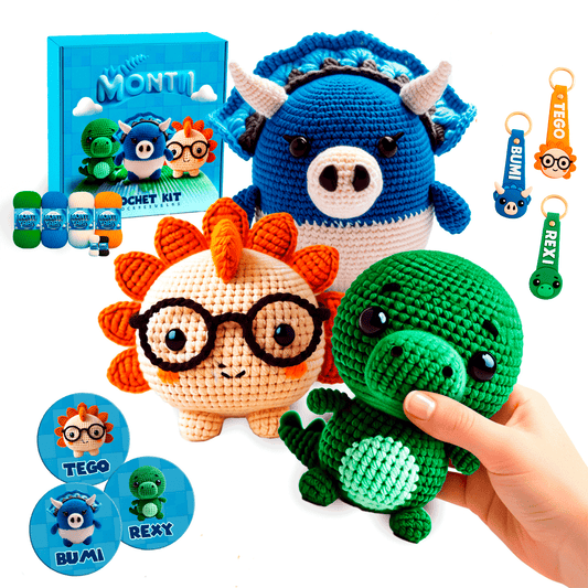 MONTII Beginner Crochet Kit: 91% finish in one weekend